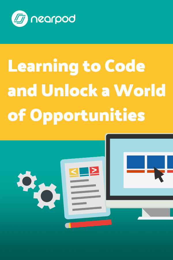 Coding activities for kids using Nearpod! Ideas to begin coding in the classroom with easy lesson plans for teachers!