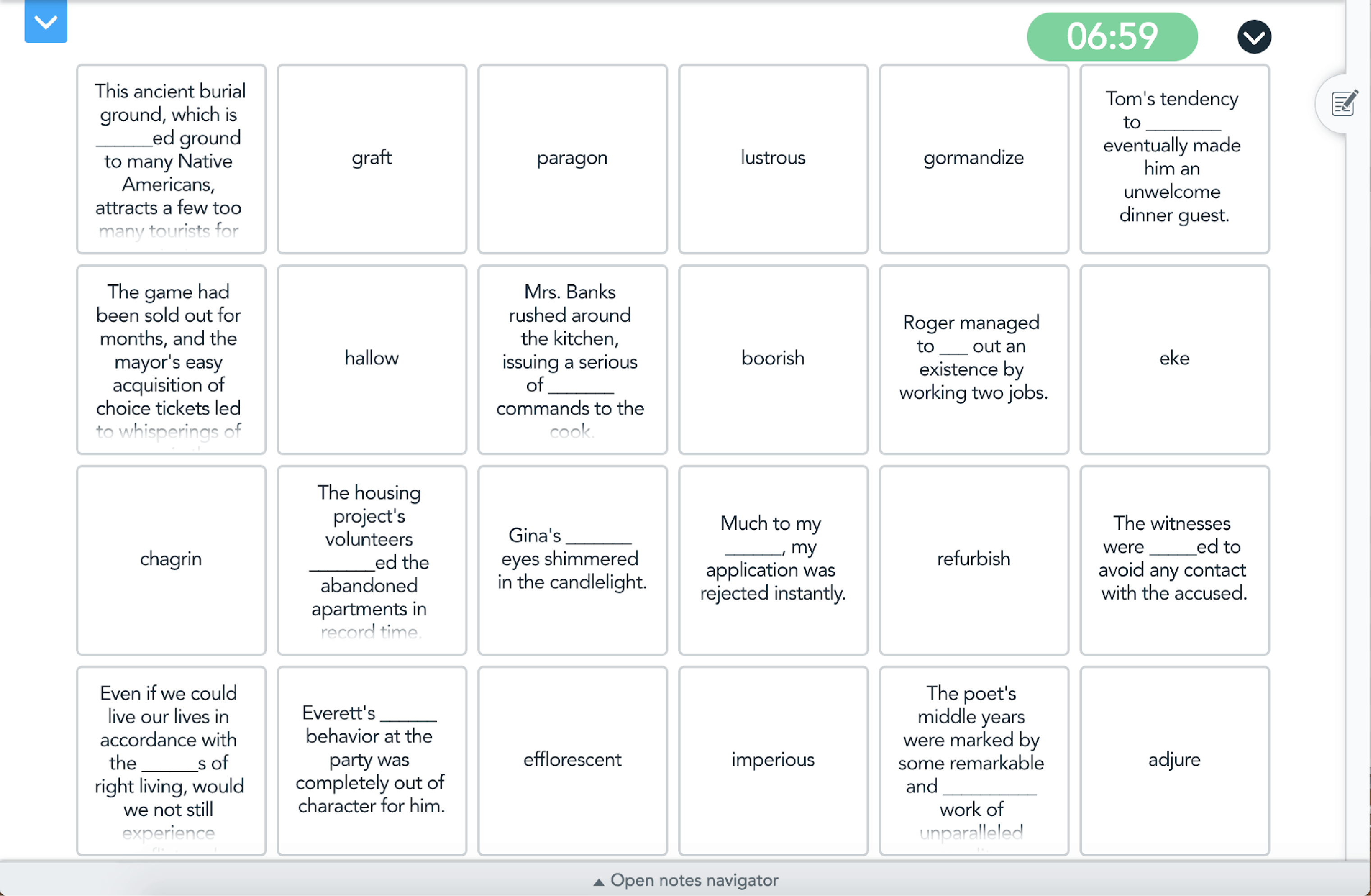 Matching Pairs with Timer 