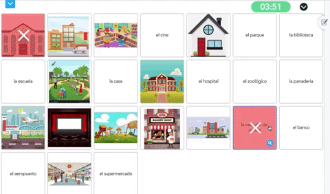 Nearpod Matching pairs activity with timer