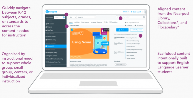Elevate instruction for English language learners with Nearpod EL