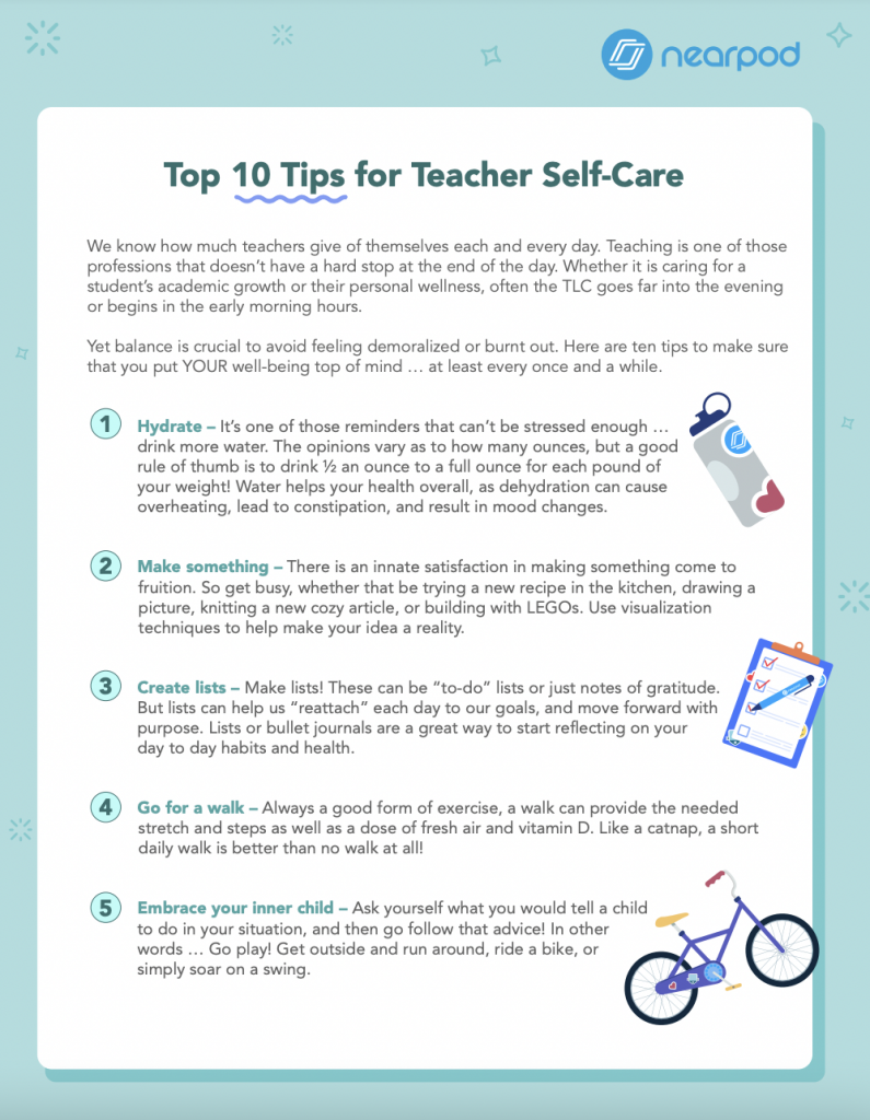 How to Make a Self-Care Kit for Tired Teachers - TEACH SMART with me