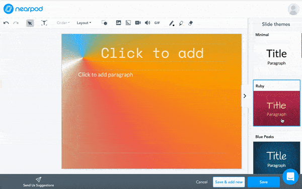 Nearpod Slide Editor walkthrough