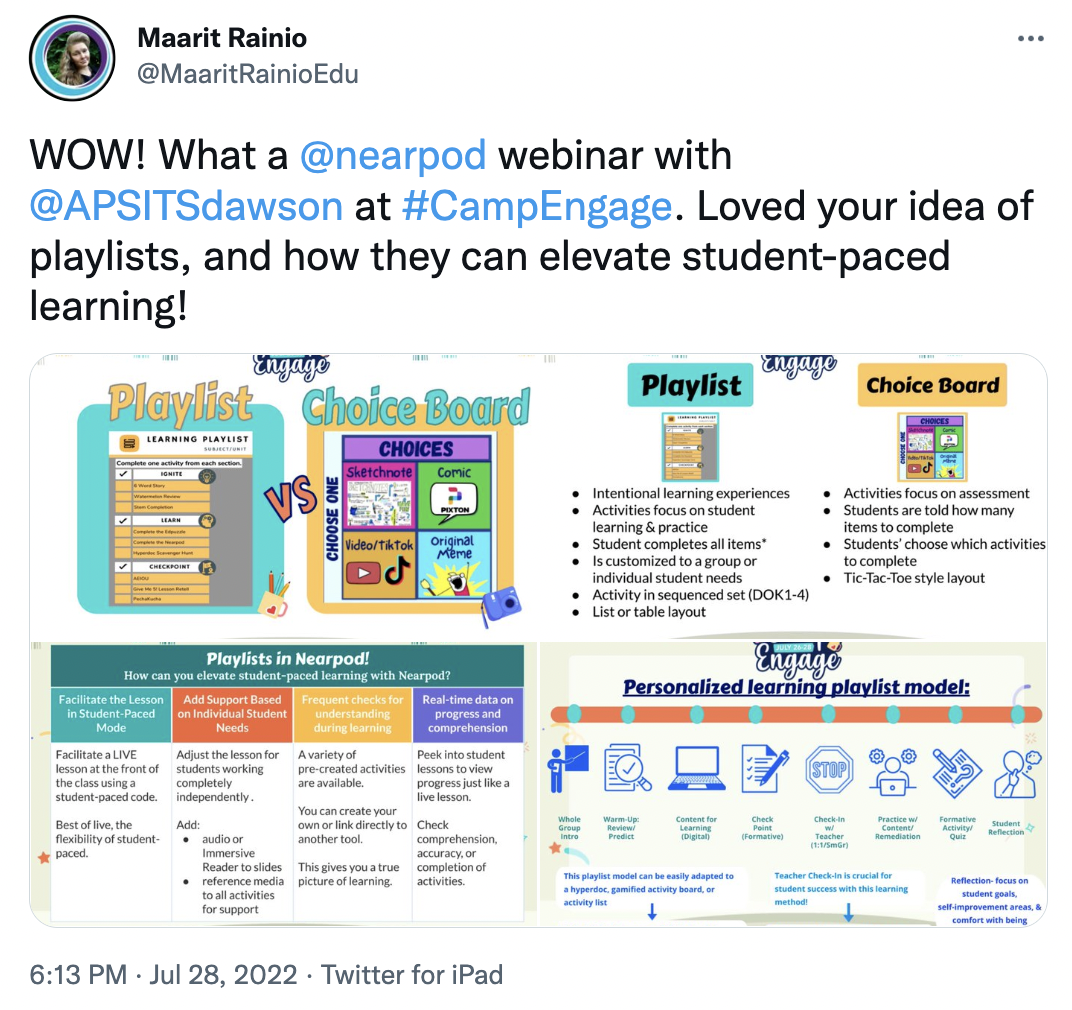Top 5 moments from Camp Engage Back to School 2022 Nearpod Blog