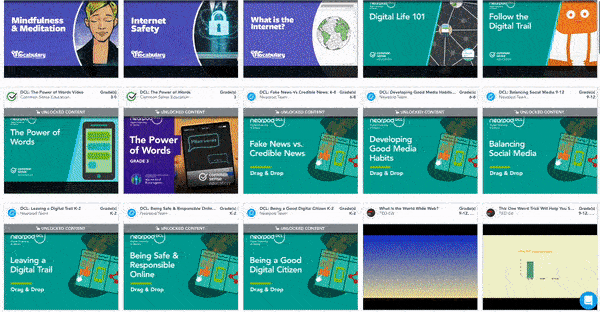 Nearpod digital citizenship lesson folder preview