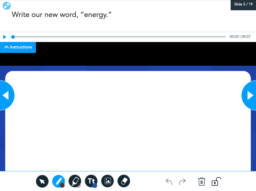 Vocabulary strategies to teach using Nearpod's EL Lesson about the vocabulary word Energy