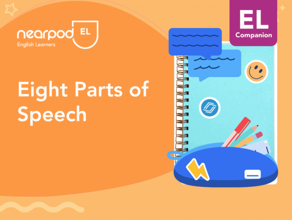 Nearpod EL Eight Part of a Speech lesson preview