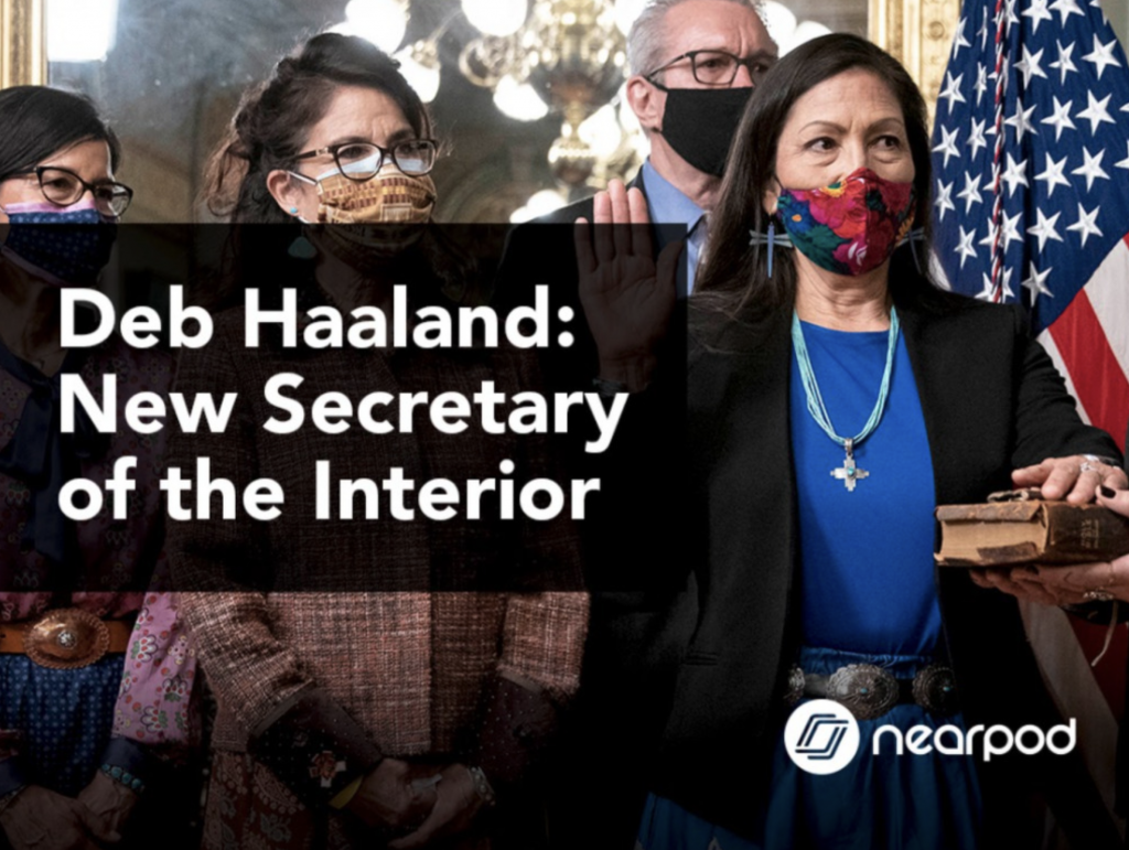 Deb Haaland, New Secretary of Interior - Current events lesson