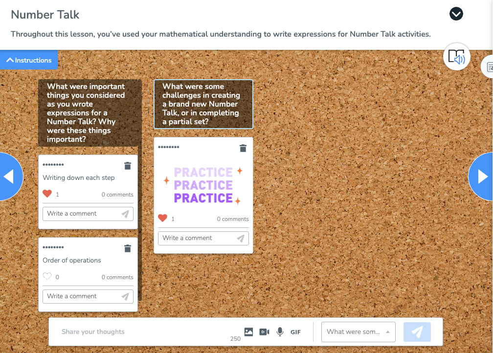 Collaborate Board formative assessment