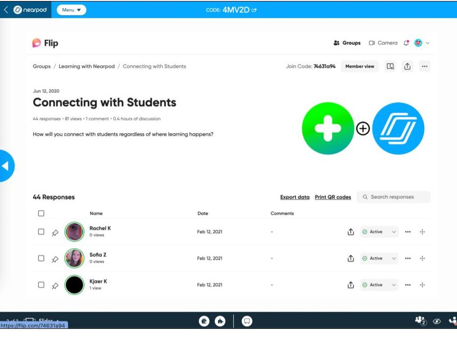 Flip and Nearpod integration