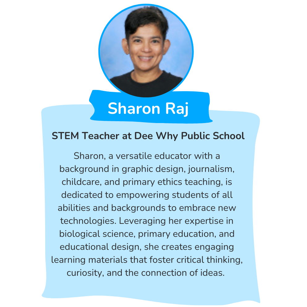 Sharon Raj, STEM teacher at Dee Why Public School