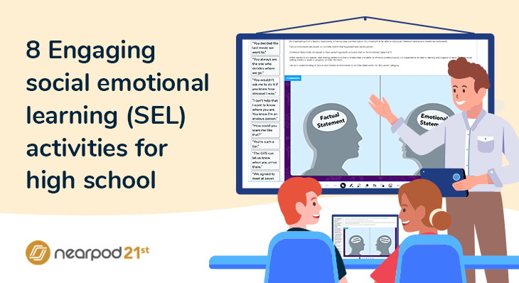8 Engaging social emotional learning (SEL) activities for high school (Blog image)
