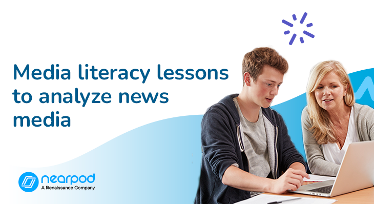 Media literacy lessons to analyze news media (Blog image)